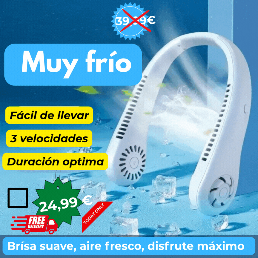Ventilador de Cuello FreshHalo 2025