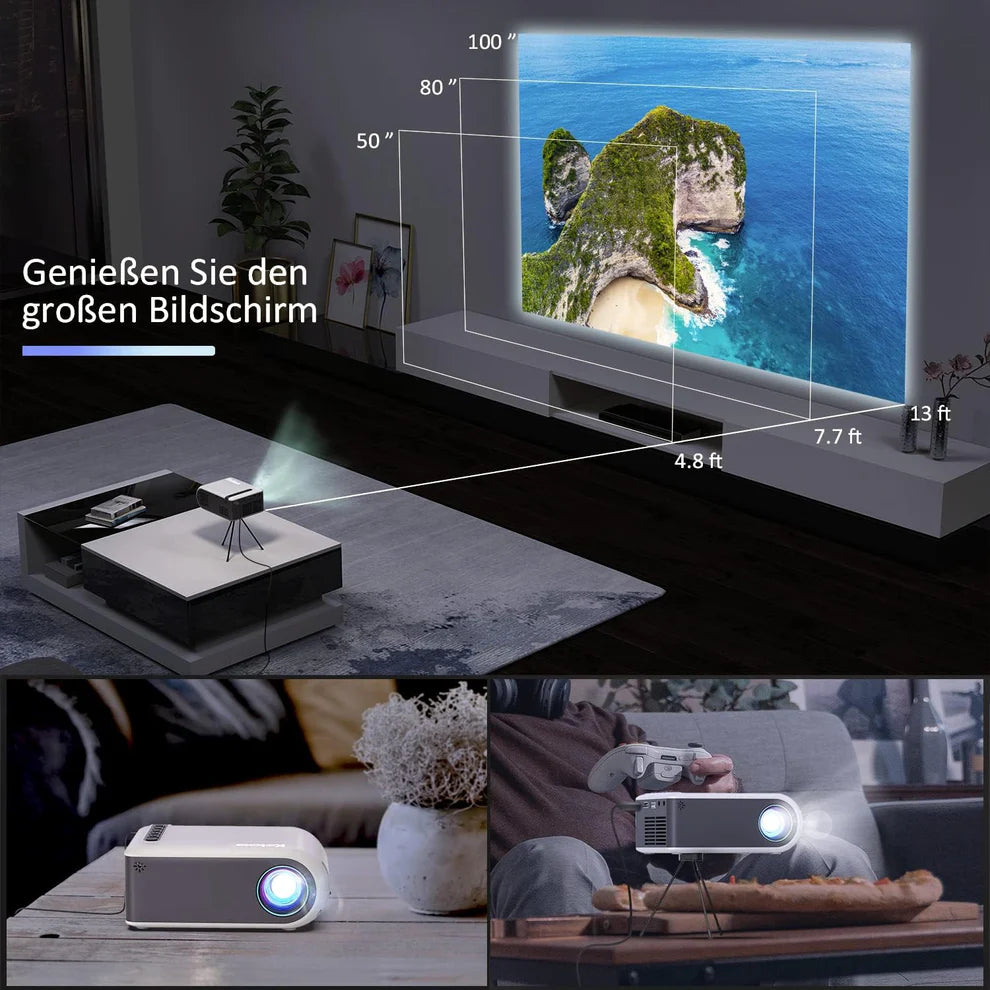 Mini Proyector WiFi Full HD 1080p Kolexa