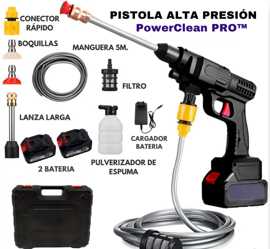 PowerClean PRO™ Pistola de Alta Presión