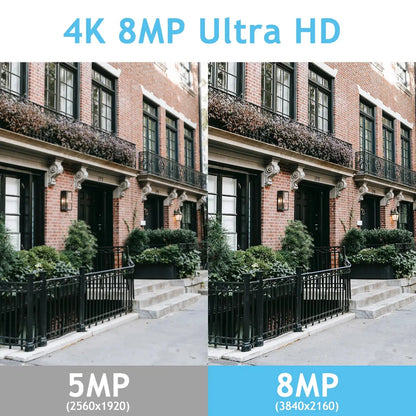 Jennov A95 Cámara de Seguridad 4K PoE