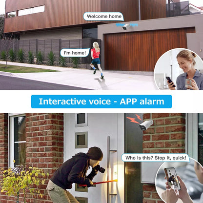 Jennov A95 Cámara de Seguridad 4K PoE